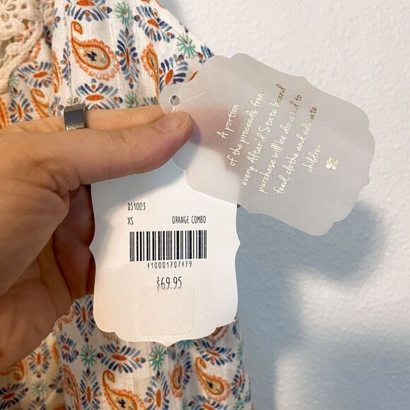 Altar’d State High Neck Crochet Mini Sun Dress XS NWT - Picture 3 of 8